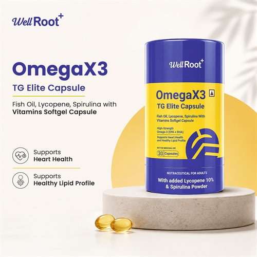 WELLROOT OMEGAX3 TG ELITE CAPSULE