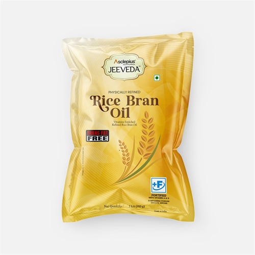 JEEVEDA RICE BRAN OIL (1 LTR.)