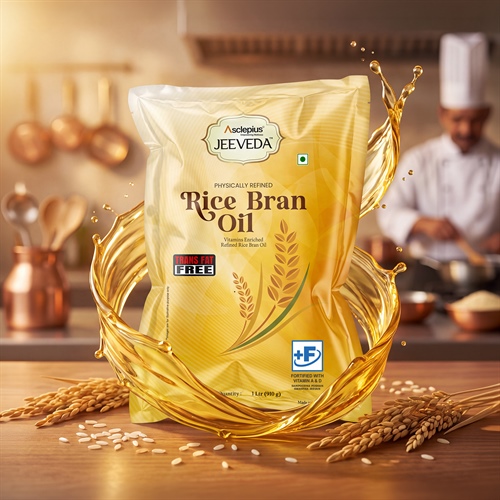 JEEVEDA RICE BRAN OIL (1 LTR.)