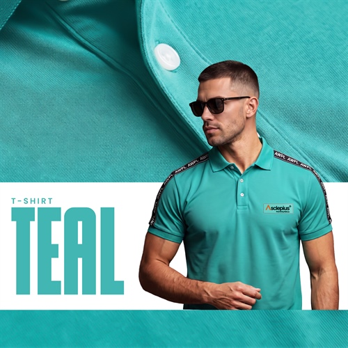 ASCLEPIUS T SHIRT -TEAL (S)