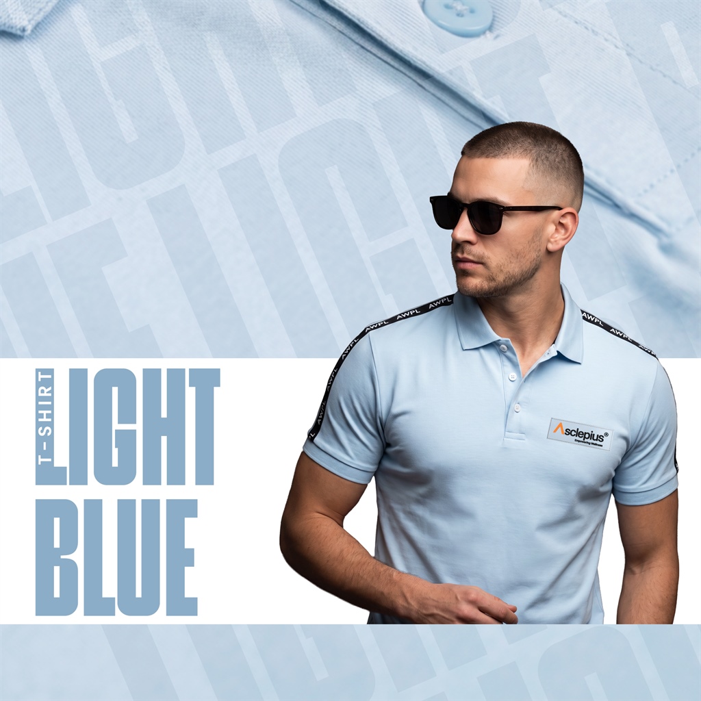 ASCLEPIUS T SHIRT -LIGHT BLUE (M)