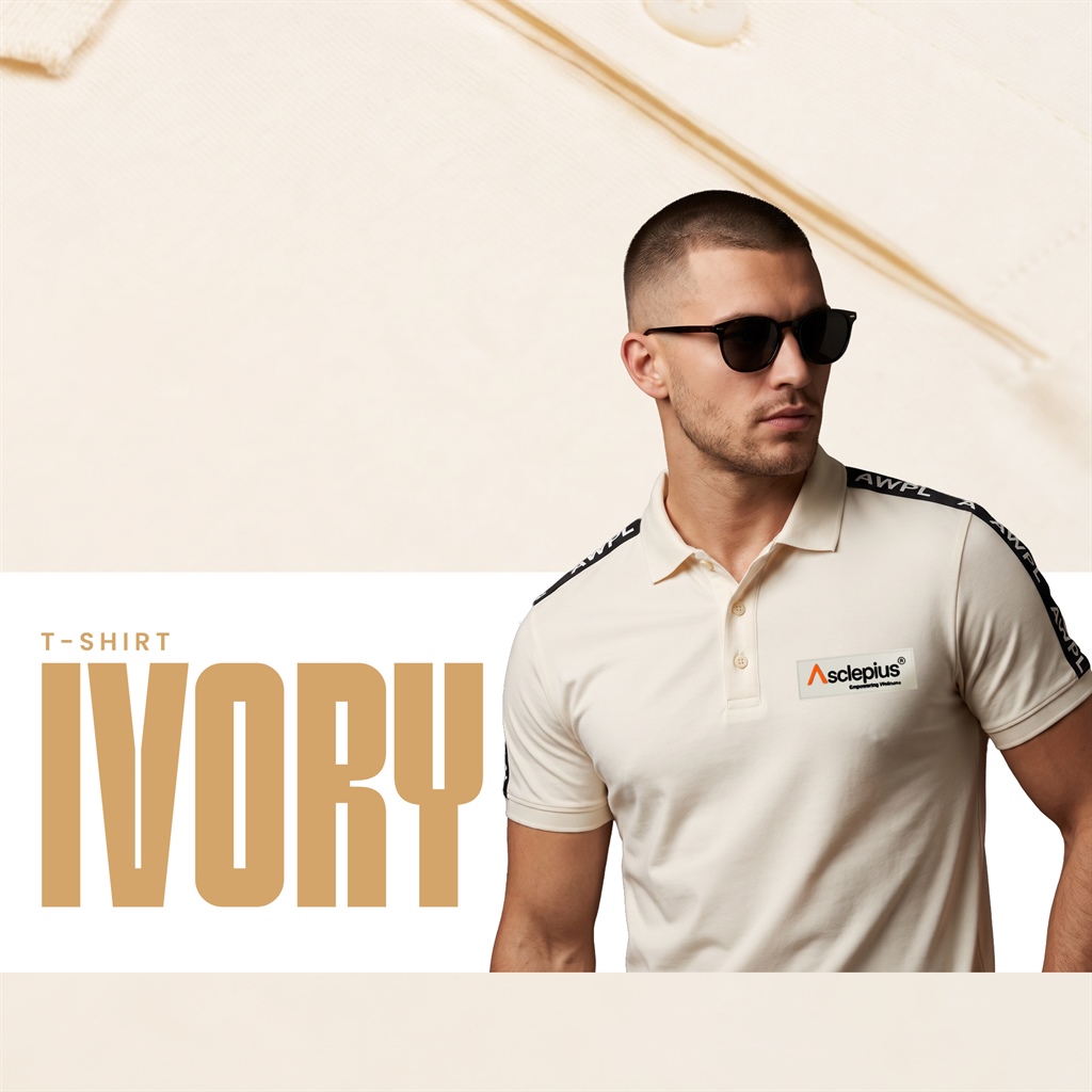 ASCLEPIUS T SHIRT -IVORY (M)