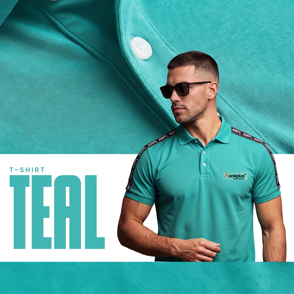 ASCLEPIUS T SHIRT -TEAL (XXL)