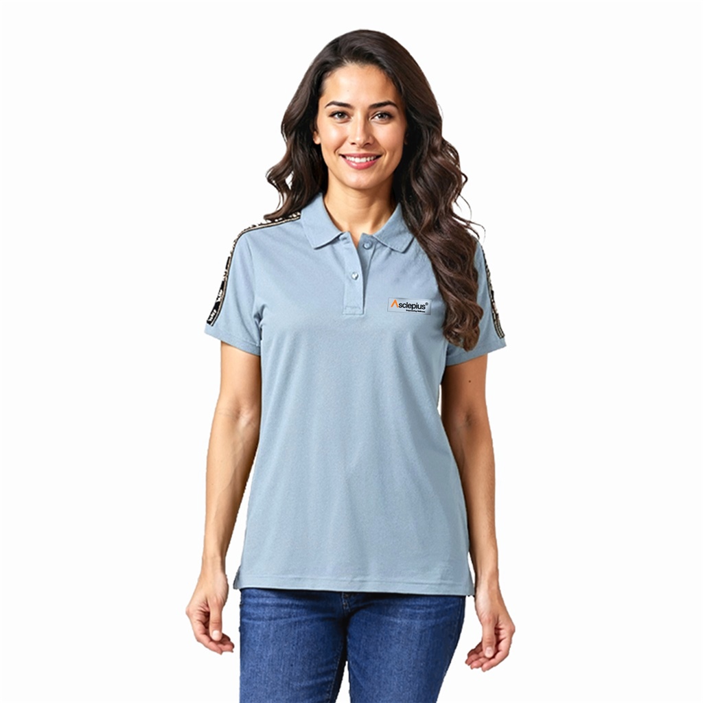ASCLEPIUS WOMEN T-SHIRT -LIGHT BLUE (L)