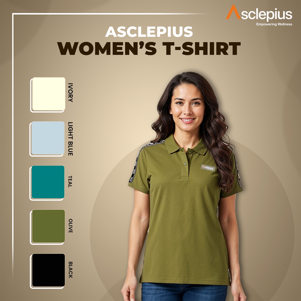 ASCLEPIUS WOMEN T-SHIRT -TEAL (XL)