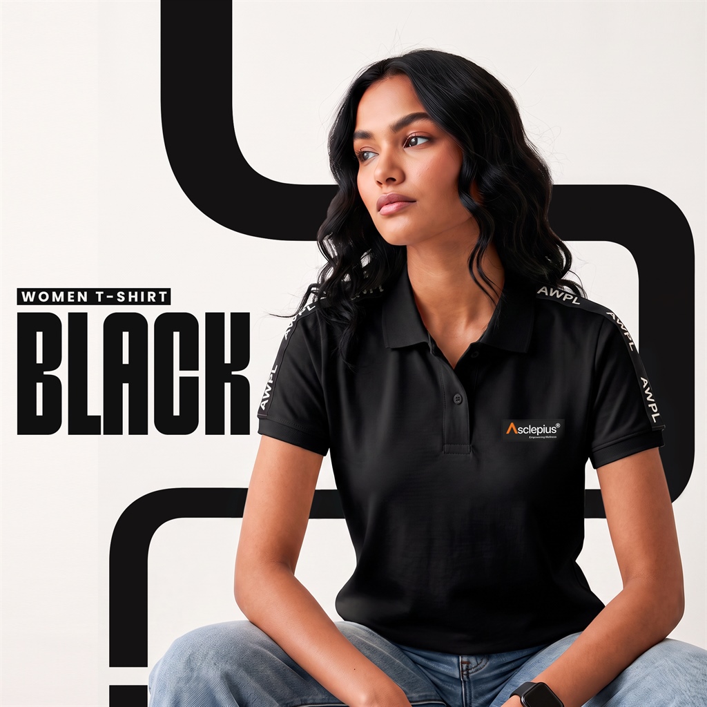 ASCLEPIUS WOMEN T-SHIRT -BLACK (XXL)