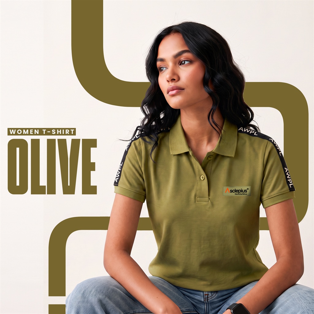 ASCLEPIUS WOMEN T-SHIRT -OLIVE (XS)
